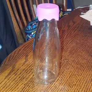 Free with $10 purchase! Glass Water Bottle